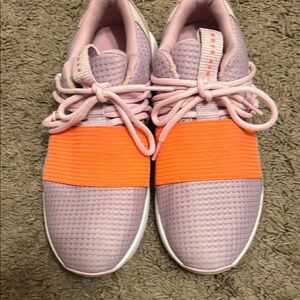 Under Armour Pink and Orange Women's Sneakers